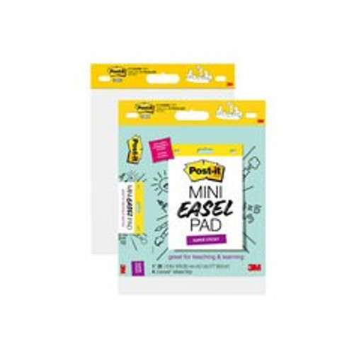 Post-it Self-Stick Easel Pad 577SS-2PK, 15 in x 18 in (38.1 cm x 45.7
cm)  Case of 3