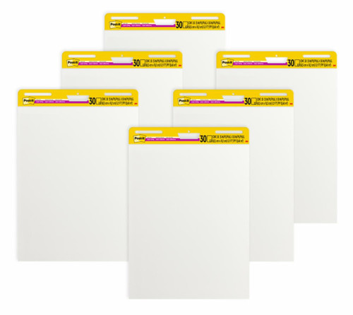 Post-it Super Sticky Easel Pad 559 VAD 6PK, 25 in. x 30 in., White  Case of 6