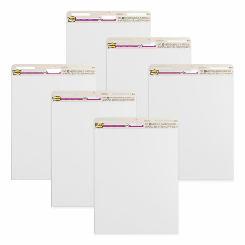 Post-it Super Sticky Easel Pad 559RP-VAD6, 25 in. x 30 in. Recycled  Case of 6