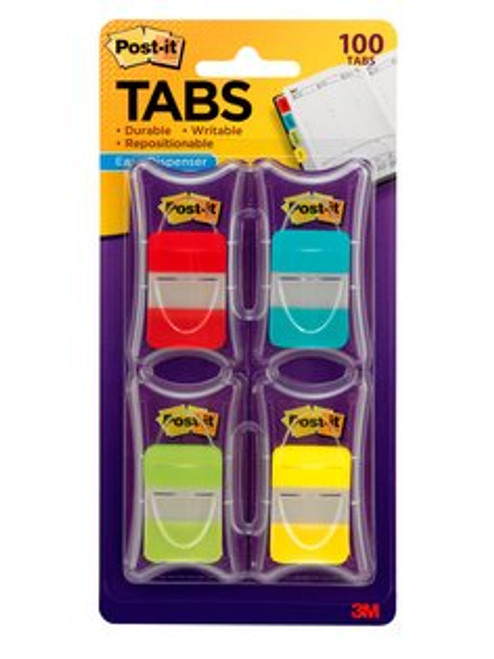 Post-it Tabs 686-RALY, 1 in. x 1.5 in. (25,4 mm x 38,1 mm)  Case of 24