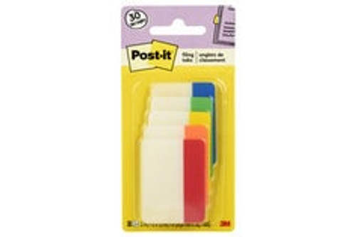 Post-it Tabs 686-ROYGB, 2 in. x 1.5 in. (50,8 mm x 38,1 mm)  Case of 24