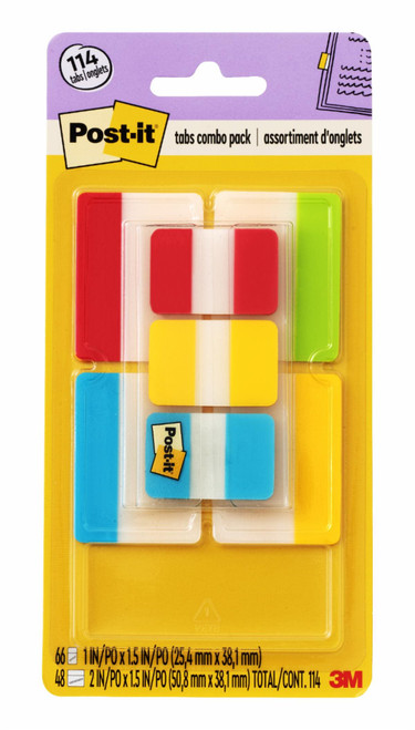Post-it Tabs 686-VAD2  Case of 12
