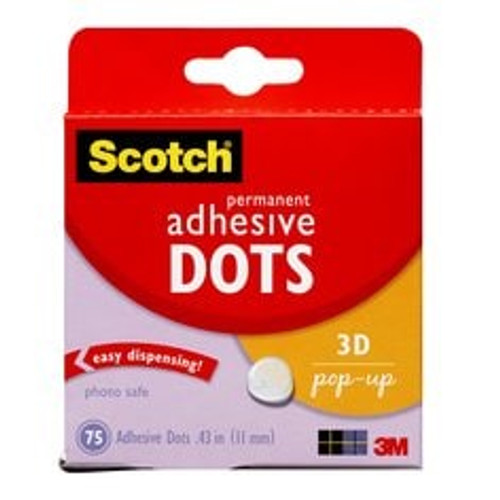 Scotch Adhesive Dots 010-75PU