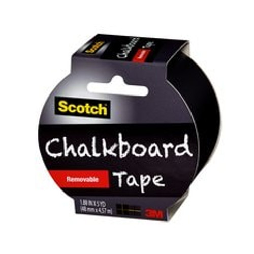 Scotch Chalkboard Tape 1905R-CB-BLK, 1.88 in x 5 yd (48 mm x 4,57 m)
