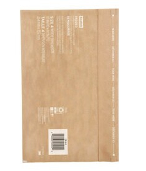 Scotch Curbside Recyclable Padded Mailer CR-4-1, 10 in x 14 in (254 mm x 355 mm) Size 4