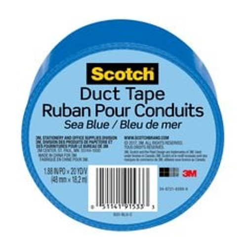 Scotch Duct Tape 920-BLU-C, 1.88 in x 20 yd (48 mm x 18,2 m), Blue