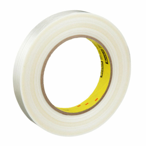 Scotch Filament Tape 897, Clear, 12 mm x 55 m, 5 mil, 72 Roll/Case