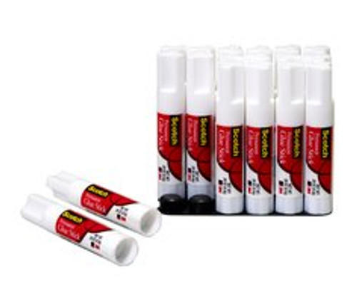 Scotch Glue Stick 6008-18, .28 oz, 18-Pack