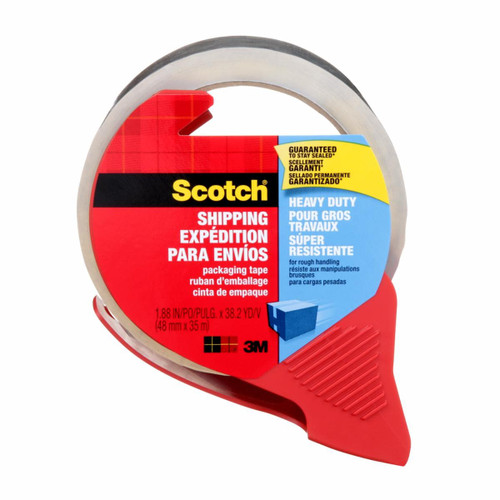 Scotch Heavy Duty Shipping Packaging Tape 3850SRDESF12GC, 1.88 in x 38.2 yd (48 mm x 35 m)
