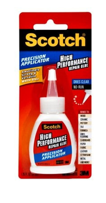 Scotch High Performance Repair Glue in Precision Applicator, ADH669,
1.25 fl oz (37 mL)