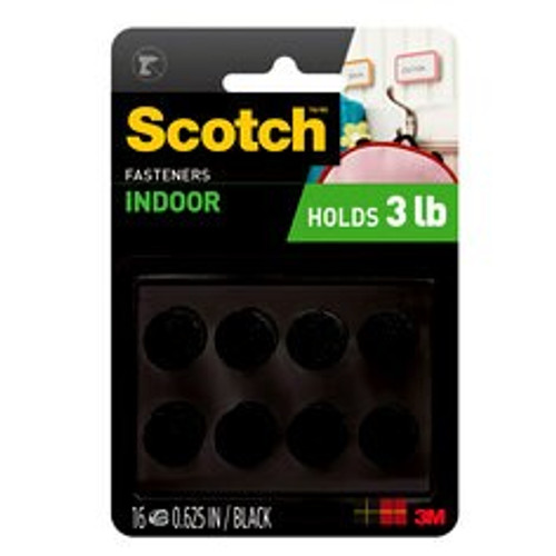 Scotch Indoor Fasteners RF7061, 5/8 in x 5/8 in (15,8 mm x 15,8 mm)