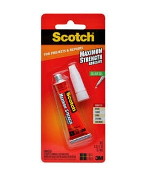 Scotch Maximum Strength Adhesive 6048, 0.33 fl oz (9.7 mL)