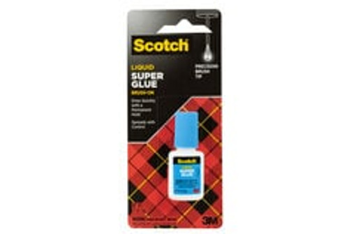 Scotch Super Glue Liquid Brush-On, AD127, .17 oz (5 g)