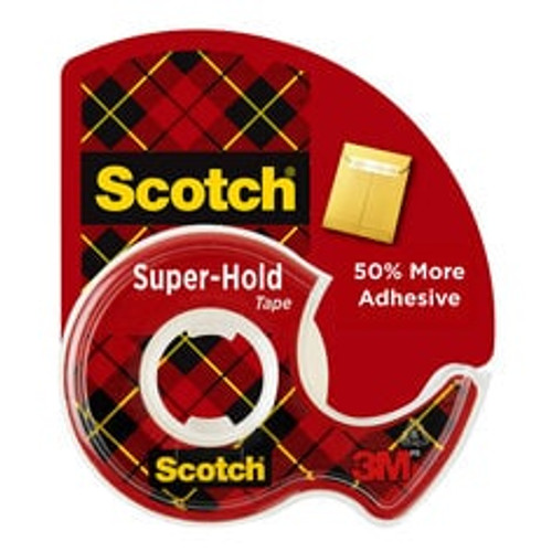 Scotch Super-Hold Tape, 198-ESF, 3/4 in x 650 in (19 mm x 16.5 m)