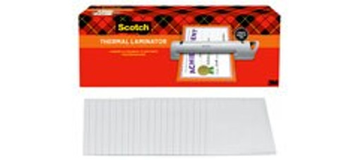 Scotch Thermal Laminator TL1302VP, 1 Thermal Laminator with 20 Letter Size Pouches