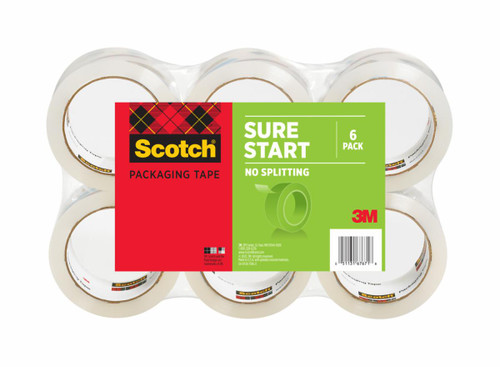 Scotch Tough Grip Moving Packaging Tape, 3500-6 1.88 in x 54.6 yds (48
mm x 50 m)