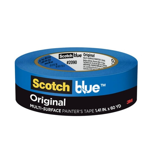 ScotchBlue Original Painter's Tape 2090-36EC, 1.41 in x 60 yd (36mm x54,8m) Case of 16 Rolls