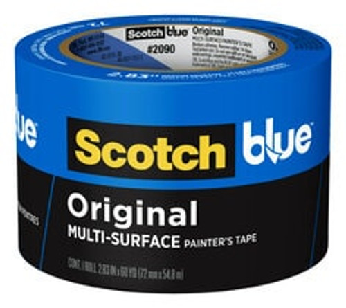 ScotchBlue Original Painter's Tape 2090-72NC, 2.83 in x 60 yd (72mm x 54,8m)