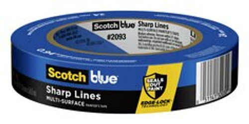 ScotchBlue Sharp Lines Painter's Tape 2093-24EC, 0.94 in x 60 yd (24mm
x 54,8m)