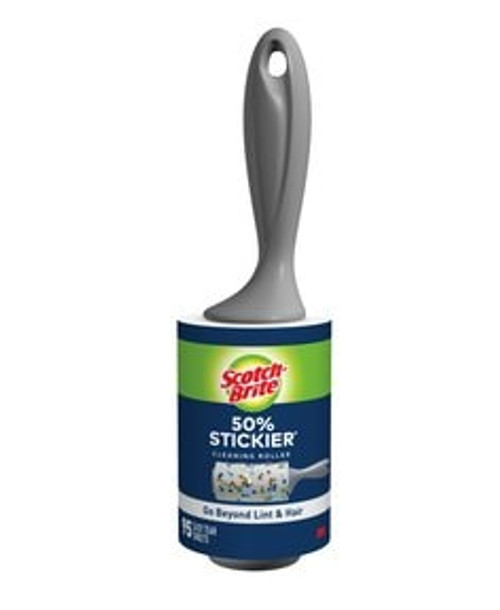 Scotch-Brite 50% Stickier Lint Roller, 830RS-95, 4 in x 54.2 ft (10.1
cm x 16.5 m), 6/1