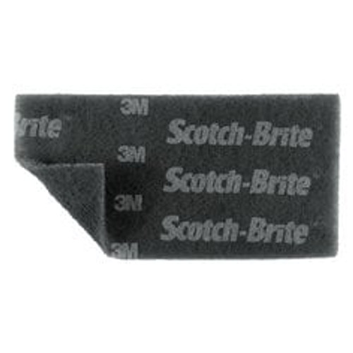 Scotch-Brite Durable Flex Hand Pad, MX-HP, SiC Ultra Fine, Gray, 4-1/2 in x 9 in, 25/Carton, 4 Cartons/Case