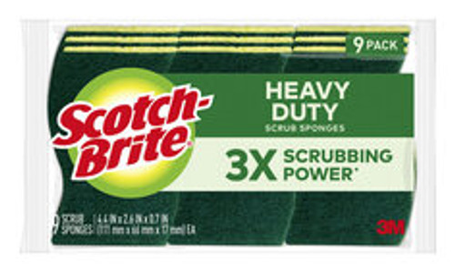 Scotch-Brite Heavy Duty Scrub Sponge 429-5, 5/9