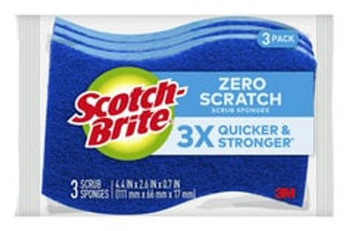 Scotch-Brite Non-Scratch Scrub Sponge MP-3-8-D, 8/3