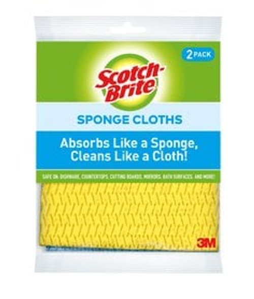 Scotch-Brite Sponge Cloth 9055, 6.8 in x 7.8 in x 0 in (17 cm x 19 cm),
12/2