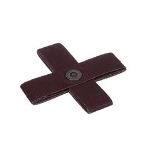 Standard Abrasives A/O Cross Pad 704000, 8 PLY, 4 in x 4 in x 1
in,1/4-20, 60, 25/Carton, 250 ea/Case