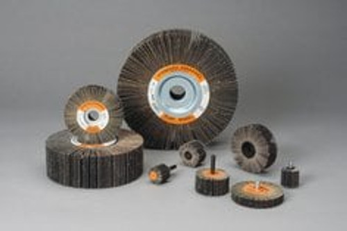 Standard Abrasives Aluminum Oxide Flap Wheel, 661505, 60, 6 in x 1-1/2
in x 1 in, 5 ea/Case