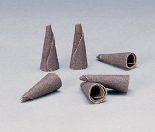 Standard Abrasives Aluminum Oxide Tapered Cone Point, 707415, K-110 80, 100 ea/Case