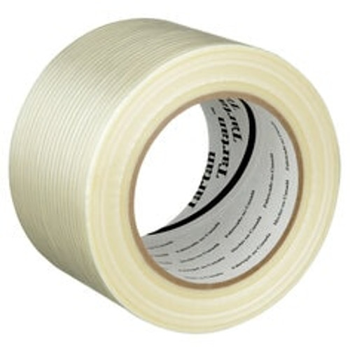 Tartan Filament Tape 8934, Clear, 72 mm x 55 m, 4 mil, 12 Roll/Case