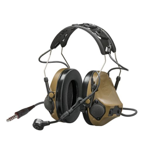 3M PELTOR ComTac VIII Multi Comm Headset MT14H418A-92 CY, Nexus 5-Con, Coyote Brown