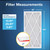 Filtrete Allergen Defense Air Filter, 1000 MPR, 9824-4, 14 in x 30 in x
1 in (35,5 cm x 76,2 cm x 2,5 cm) Case of 4 angle 6