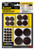 Scotch Self-Stick Felt Pads, SP847-NA, Brown, 162/ pack