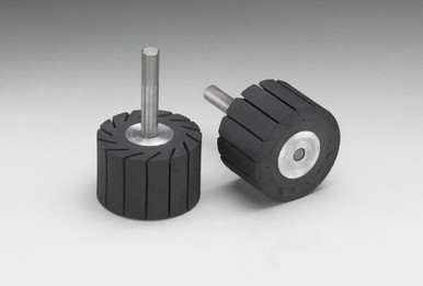 3M Rubber Slotted Expander Wheel 77718, 1-1/2 in x 1 in 1/4 Diameter ...