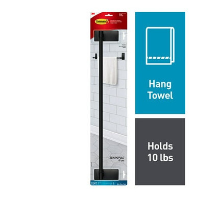 Command BATH51-SN-F - Toallero Adhivo Sin Taladro | FindTheDeal