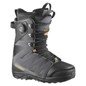 Salomon X Approach Lace Sj BOA® - Black / Asphalt / Spicy Mustard