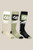 Snow Caps Socks 3 Pk 26-27