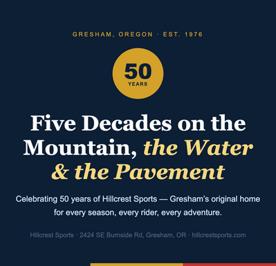 Five Decades on the Mountain, the Water & the Pavement
