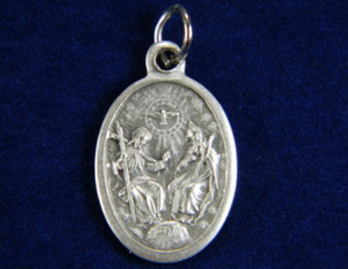 Holy Trinity Oxidized Medal