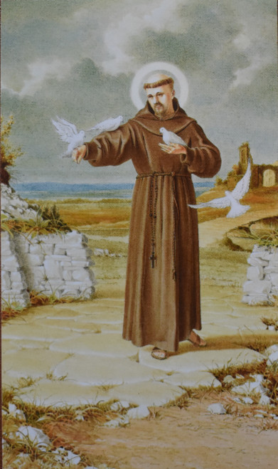 St Francis of Assisi Peace Prayer Paper Holy Card