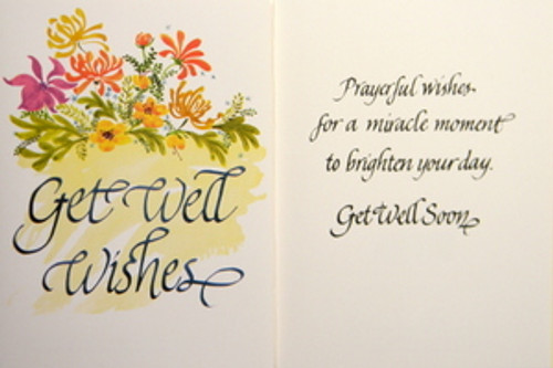 Lifting You Up in Prayer: Get Well Card