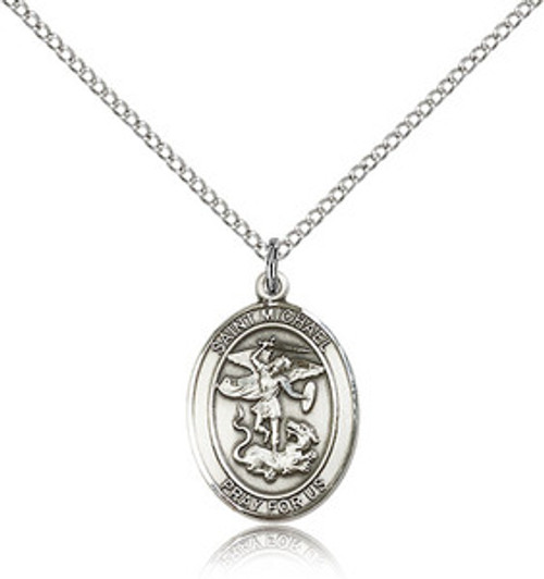 St Michael the Archangel Sterling Medal
Stainless 18" Lite Curb Chain
8076SS/18S