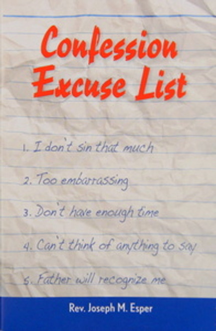 Confession Excuse List