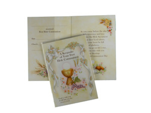 Keepsake of Your First Holy Communion Booklet