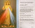Chaplet of Divine Mercy Laminated Holy Card