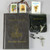 Marian Children's Mass Book with Black Plastic Bead Rosary, Rosary Case, Brown Scapular and Lapel Pin