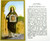 St Veronica Prayer to the Holy Face Laminated Holy Card