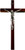 Dark Wood 16" Wall Crucifix